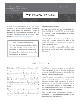 Wetwang Focus