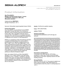 Silulite MAPK1, Mitogen Activated Protein Kinase 1, Human