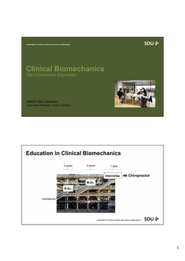 Clinical Biomechanics