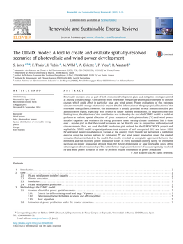 The CLIMIX Model a Tool to Create and Evaluate Spatially-Resolved