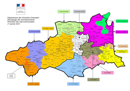 Département Des Pyrénées-Orientales Découpage