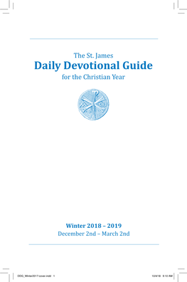 Daily Devotional Guide for the Christian Year