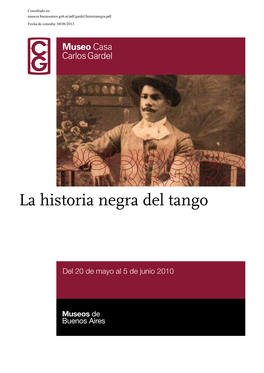 La Historia Negra Del Tango