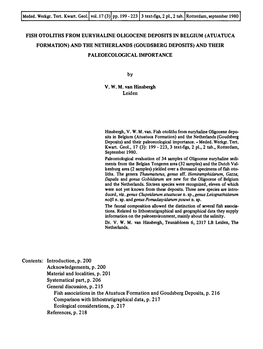 Pp. 3 Text-Figs, 2 Pi., 2 Rotterdam, September By