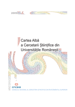 Cartea Albă a Cercetarii Științifice Din Universitățile Românești