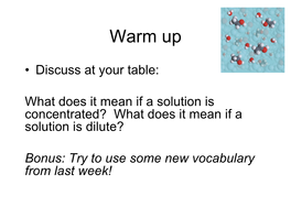 2 3 Molarity and Dilutions