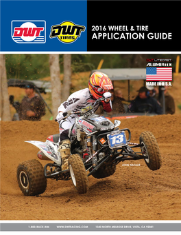 2016 Wheel & Tire Application Guide