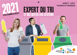 2021 Expert Du Tri Votre Calendrier De Collecte Et Des Gestes Eco-Citoyens