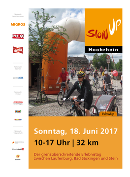 Sonntag, 18. Juni 2017 10-17 Uhr | 32 Km