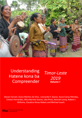 Understanding Hatene Kona Ba Compreender Timor-Leste 2019