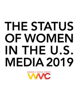 The Status of Women in U.S. Media 2019