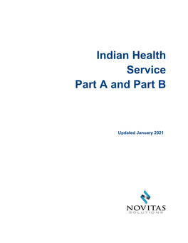 Indian Health Service Part a and Part B