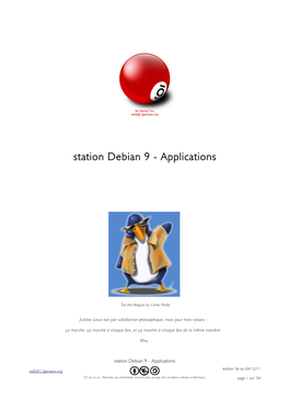 Station Debian 9 - Applications