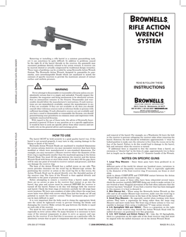 Rifle Action Wrench System