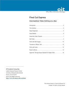 Final Cut Express