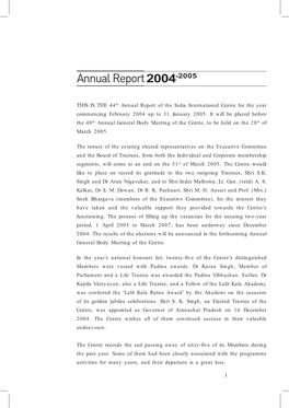 Annual Report-2004-2005