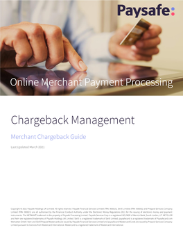 Chargeback Management