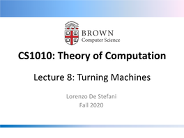 Turing Machines 1