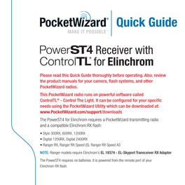 Powerst4 Quick Guide