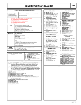 Dimethylethanolamine Dmb