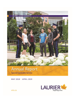 Annual Report Table of Contents