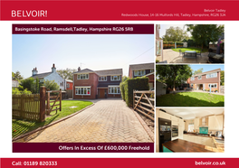 Basingstoke Road, Ramsdell,Tadley, Hampshire RG26 5RB