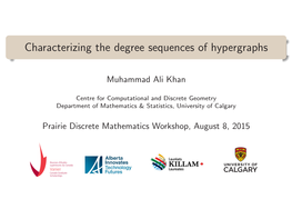 Characterizing the Degree Sequences of Hypergraphs