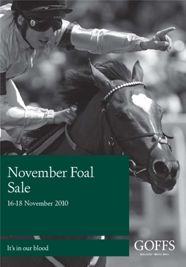 November Foal Sale 2010.Pdf