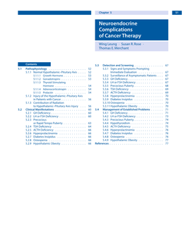 Neuroendocrine Complications of Cancer Therapy