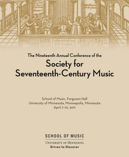 Society for Seventeenth-Century Music