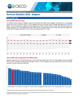 Revenue Statistics 2020 - Belgium