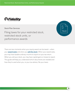 Restricted Stock Units, and Performance Awards