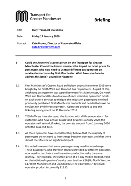 Tfgm Blank Document Header Template