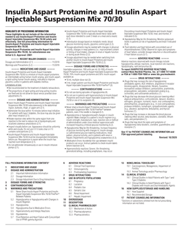 Insulin Aspart Mix PI