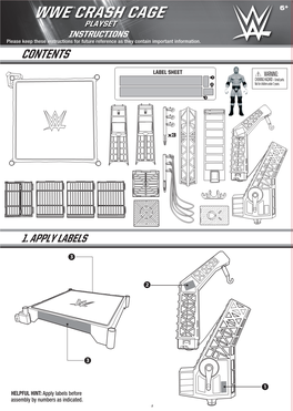 Wwe Crash Cage Playset