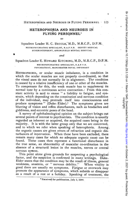 Squadron Leader E. HOWARD KITCHING, M.D., M.R.C.P.,D.P.M