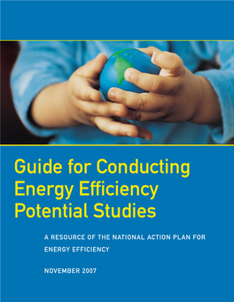 Guide for Conducting Energy Efficiency Potential Studies
