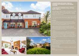 A Modern Semi-Detached Home in a Desirable Picturesque Village Green Location