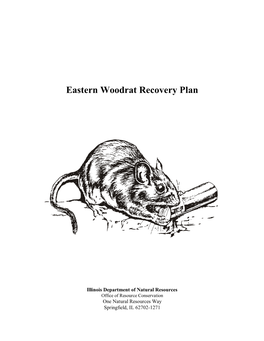 Eastern Woodrat Recovery Plan