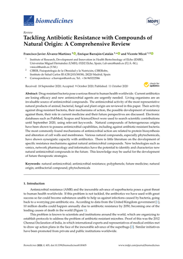 Tackling Antibiotic Resistance with Compounds of Natural Origin: a Comprehensive Review