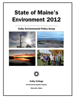 State of Maine's Environment 2012