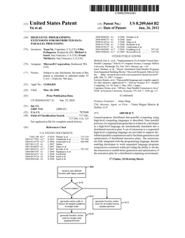 (12) United States Patent (10) Patent No.: US 8.209,664 B2 Yu Et Al