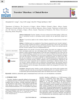 Recent Patents on Inflammation & Allergy Drug Discovery