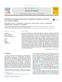 Methylbenzene Hydrocarbon Pool in Methanol-To-Olefins Conversion Over