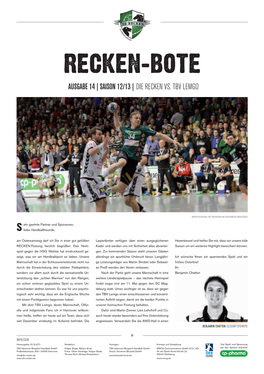 30.03.13 DIE RECKEN Vs. TBV Lemgo