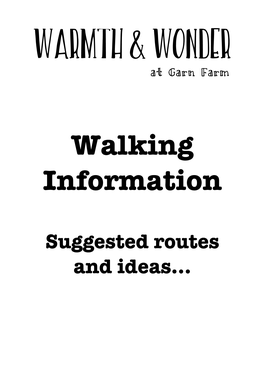 Walking Information