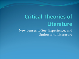 Literary Critical Theories Condensed.Pdf