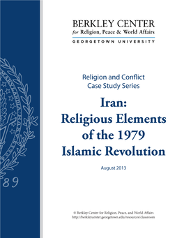 Iran: Religious Elements of the 1979 Islamic Revolution