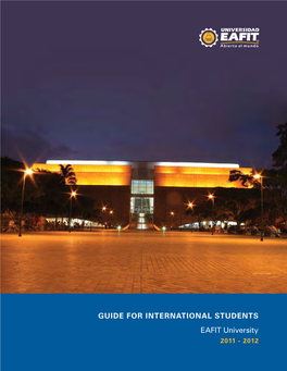 Guide for International Students Eafit University