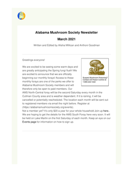 AMS Newsletter March 2021